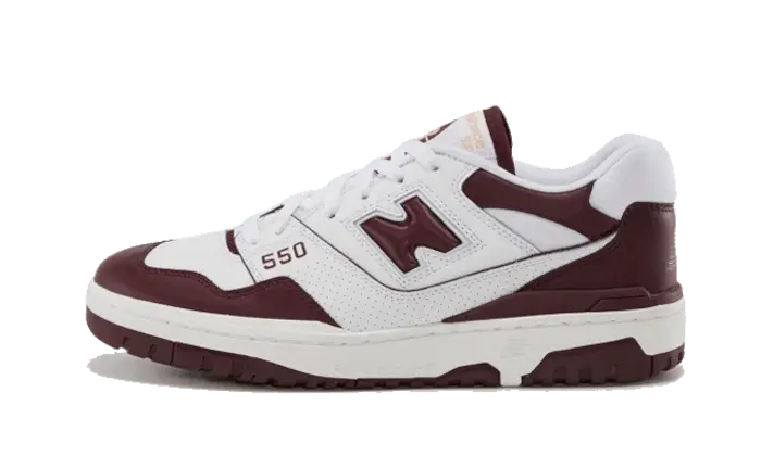 New Balance 550 White Burgundy