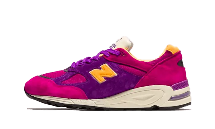 New Balance 990v2 Made in USA Teddy Santis Purple Yellow