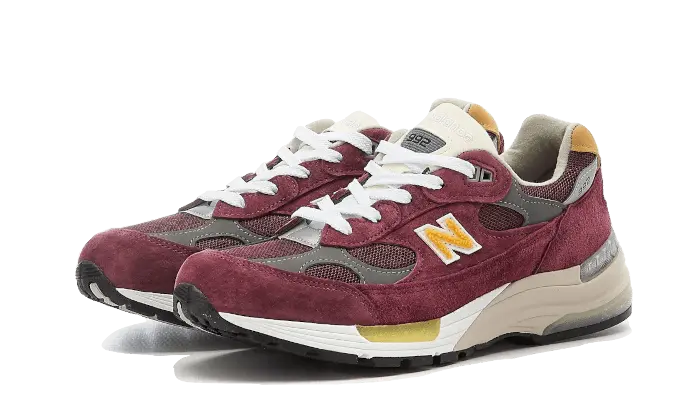 New Balance 992 Burgundy Gold