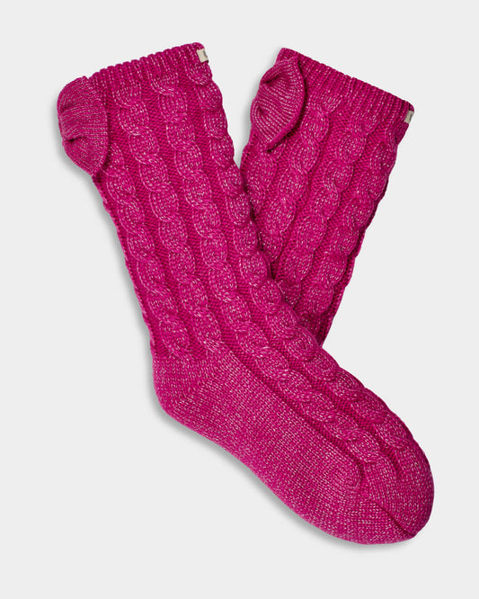 Cherry Fleece Lined Mid-High Socks